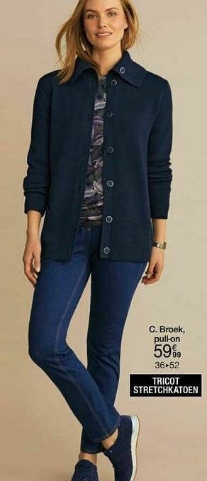 Damart Broek pull-on aanbieding