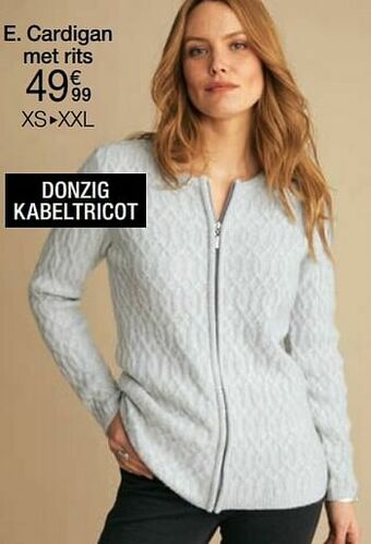 Damart Cardigan met rits aanbieding