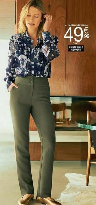 Gebloemde blouse