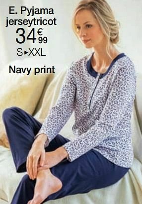 Damart Pyjama jerseytricot aanbieding