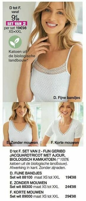 Damart Fijne bandjes aanbieding