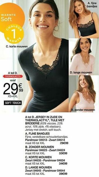 Damart Fijne bandjes aanbieding