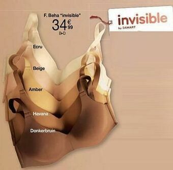 Damart Beha invisible aanbieding