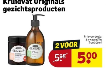 Kruidvat Kruidvat originals gezichtsproducten aanbieding