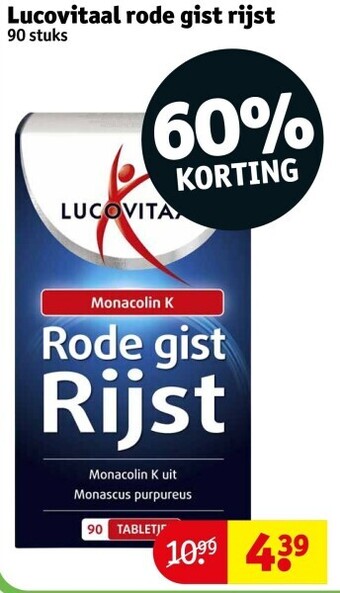 Kruidvat Lucovitaal rode gist rijst aanbieding