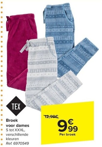 Carrefour Broek voor dames aanbieding