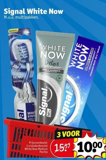 Kruidvat Signal white now aanbieding