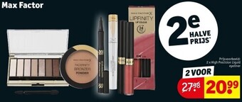 Kruidvat Max factor aanbieding