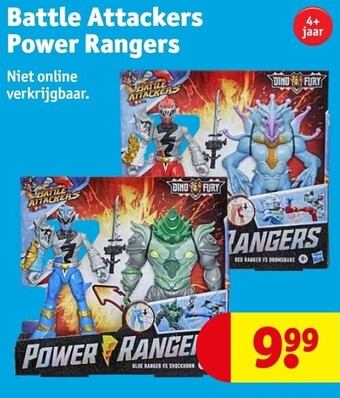 Kruidvat Battle attackers power rangers aanbieding