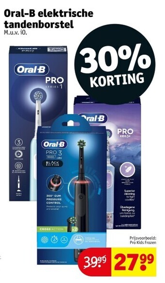 Kruidvat Oral-b elektrische tandenborstel aanbieding