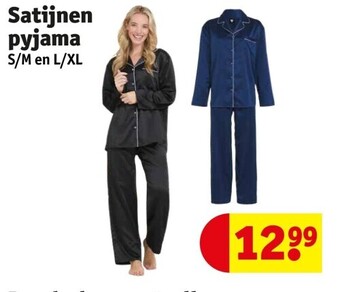 Kruidvat Satijnen pyjama aanbieding
