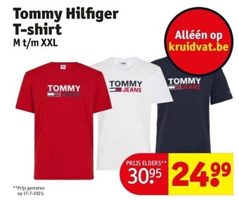 Kruidvat Tommy hilfiger t-shirt aanbieding