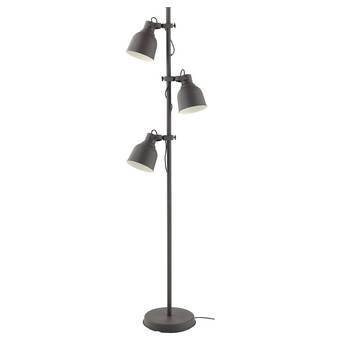IKEA Hektar staande lamp met 3 spots, donkergrijs aanbieding