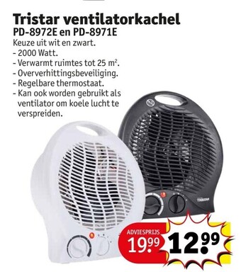 Kruidvat Tristar ventilatorkachel aanbieding