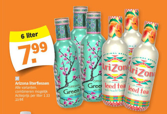 Albert Heijn Arizona literflessen aanbieding