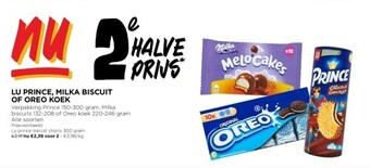 Jumbo Lu prince, milka biscuit of oreo koek aanbieding