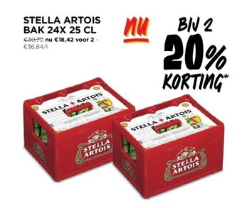Jumbo Stella artois bak 24x 25 cl aanbieding