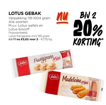 Lotus gebak