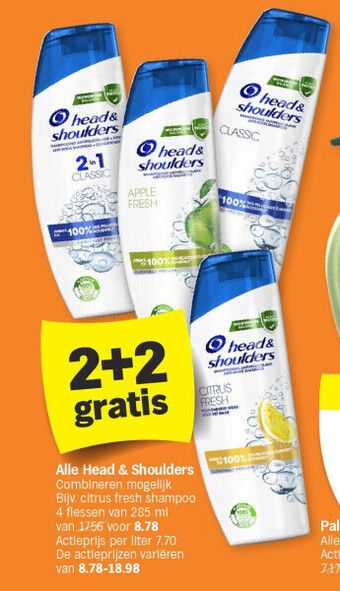 Albert Heijn Alle head & shoulders aanbieding