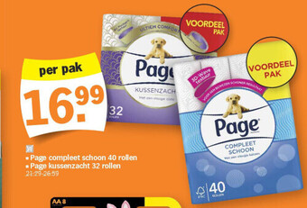 Albert Heijn Page compleet schoon 40 rollen aanbieding