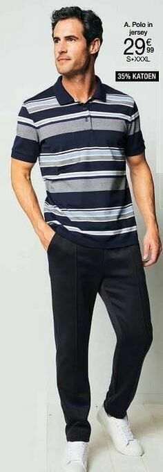 Damart Polo in jersey aanbieding
