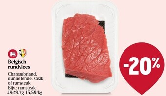 Delhaize Belgisch rundvlees aanbieding