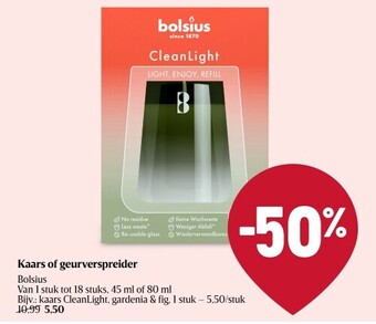 Kaars of geurverspreider