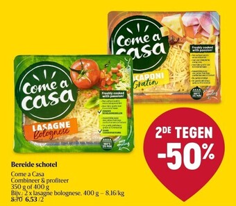 Delhaize Bereide schotel aanbieding