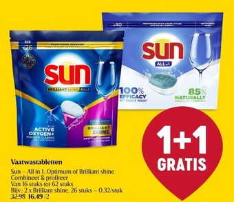 Delhaize Vaatwastabletten aanbieding