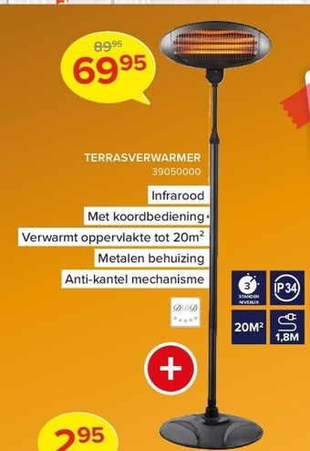 Euroshop Terrasverwarmer aanbieding