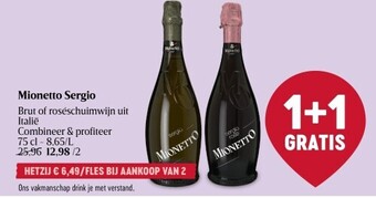 Delhaize Mionetto sergio aanbieding