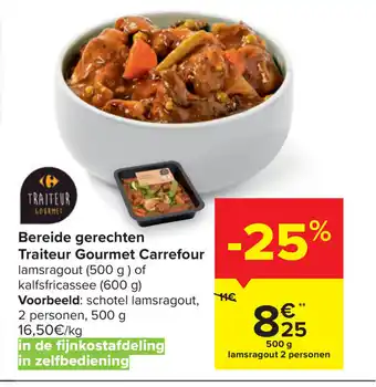 Carrefour Carrefour Bereide gerechten Traiteur Gourmet aanbieding