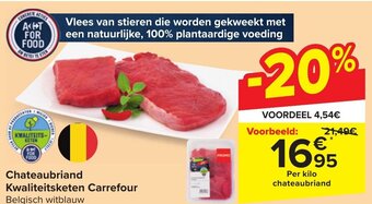 Carrefour Chateaubriand Kwaliteitsketen Carrefour aanbieding