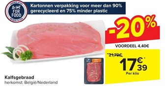Carrefour Kalfsgebraad aanbieding