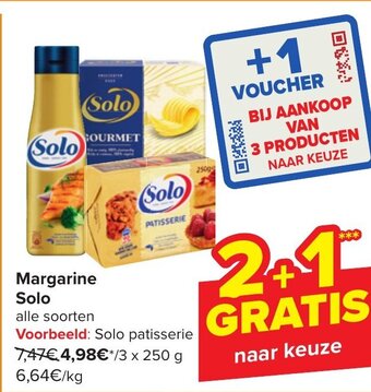 Carrefour Solo Margarine aanbieding