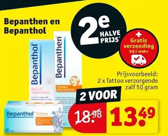 Bepanthen en Bepanthol 2 x Tattoo verzorgende zalf 50 gram