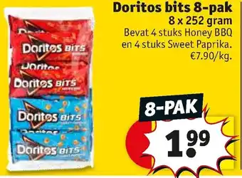 Kruidvat Doritos bits 8-pak 8 x 252 gram aanbieding