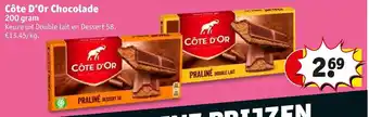 Kruidvat Cote D'Or Chocolade 200 gram aanbieding