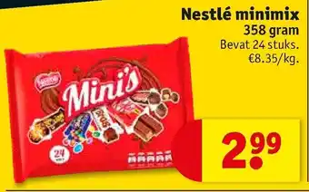Kruidvat Nestle minimix 358 gram aanbieding