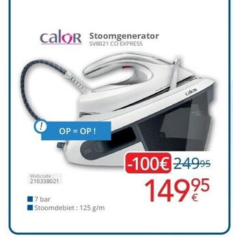 Eldi Stoomgenerator aanbieding