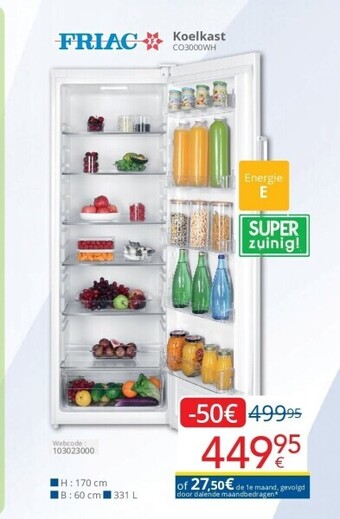 Eldi Koelkast aanbieding