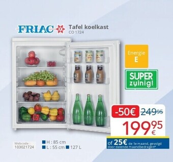 Eldi Tafel koelkast aanbieding
