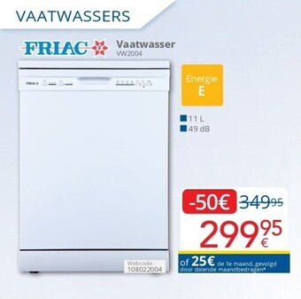 Eldi Vaatwasser aanbieding