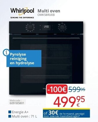 Eldi Multi oven aanbieding