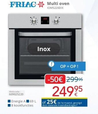 Eldi Multi oven aanbieding