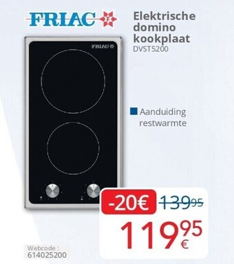Eldi Elektrische domino kookplaat aanbieding