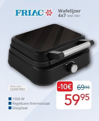 Eldi Wafelijzer 4x7 aanbieding