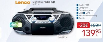 Eldi Digitale radio-cd aanbieding