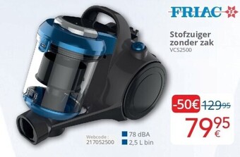 Eldi Stofzuiger zonder zak aanbieding