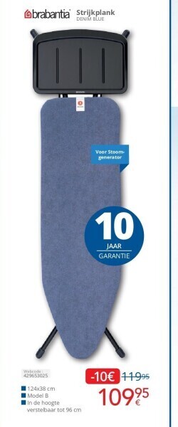 Eldi Strijkplank aanbieding